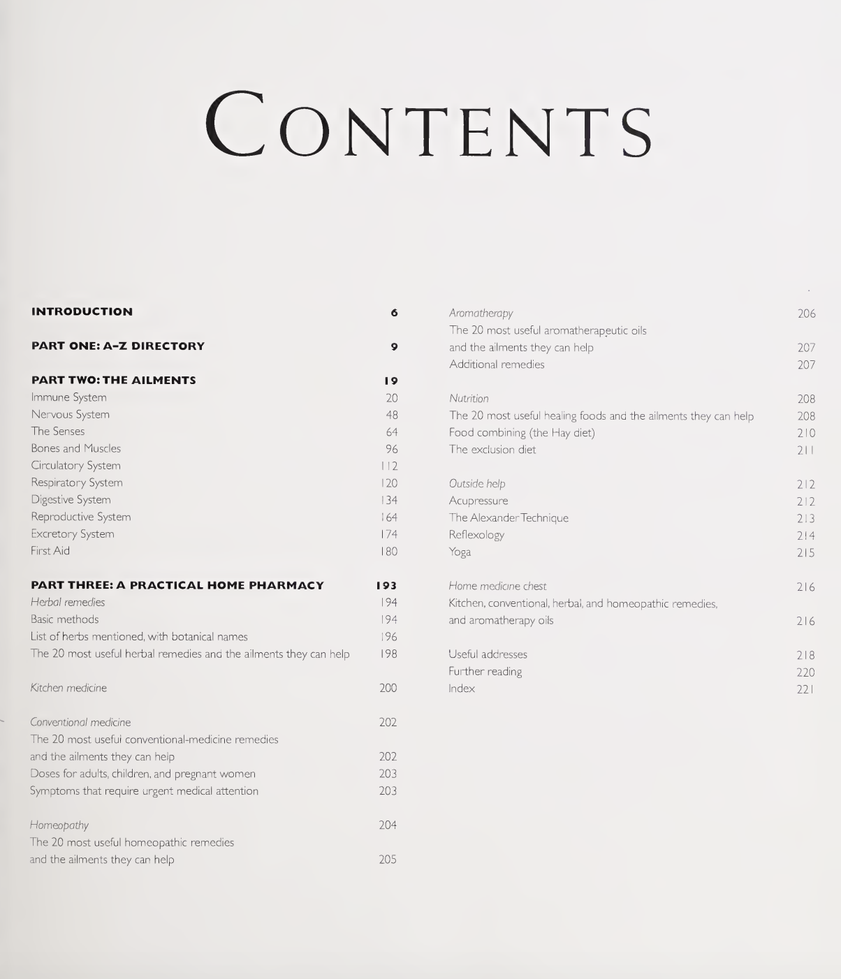 Sample page 1 from the home remedies reference