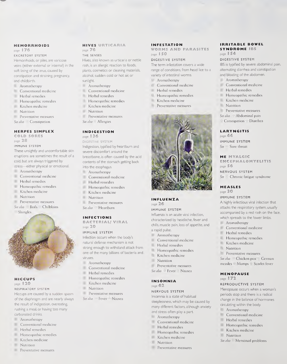Sample page 6 from the home remedies reference